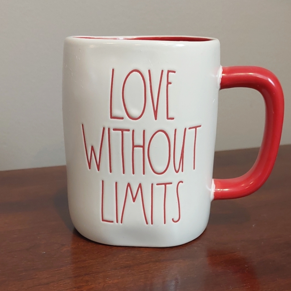 NEW RAE DUNN LOVE WITHOUT LIMITS Mug - Picture 1 of 4
